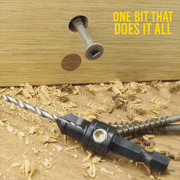 Countersink Drill Bits (Set of 5)