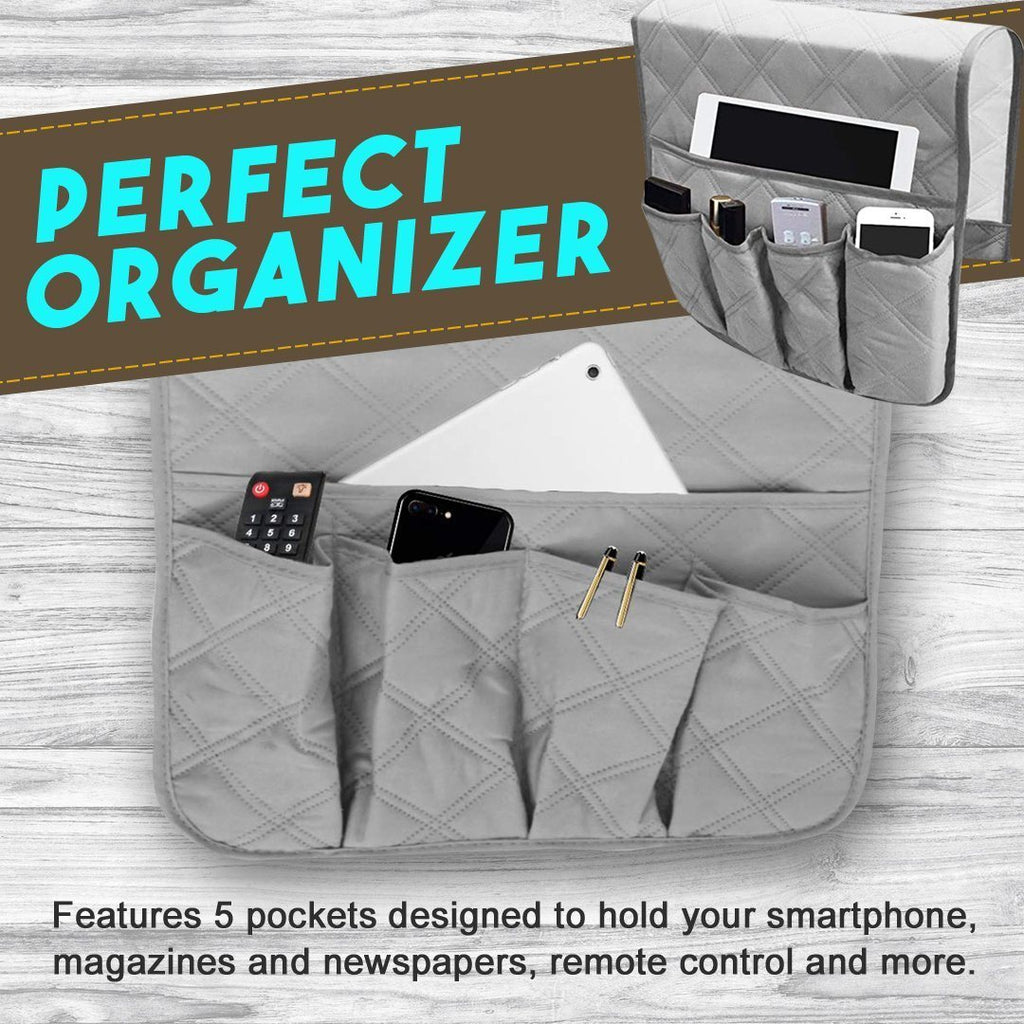 Non-Slip Sofa Couch Armrest Organizer