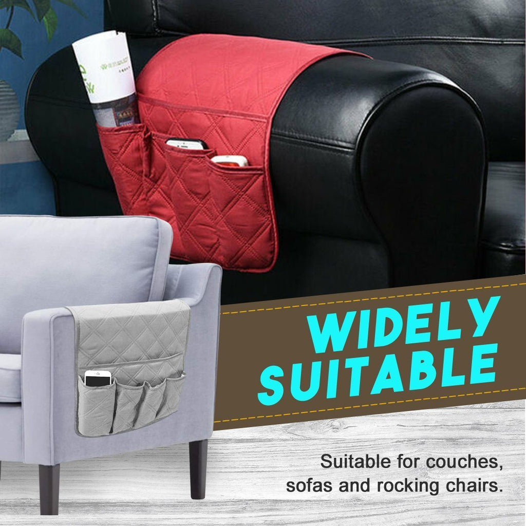 Non-Slip Sofa Couch Armrest Organizer