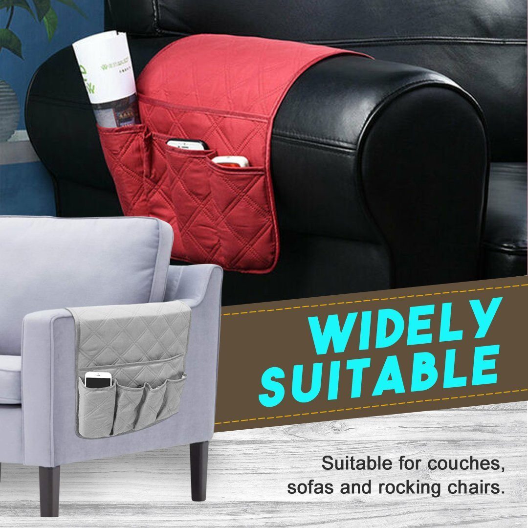 Non-Slip Sofa Couch Armrest Organizer