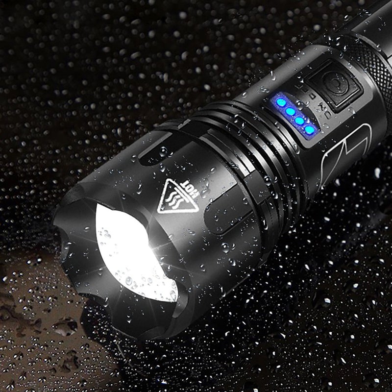 Waterproof laser flashlight