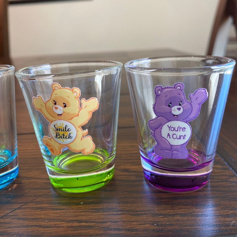 Swear Bears Shot Glasses ✨6 Pieces✨