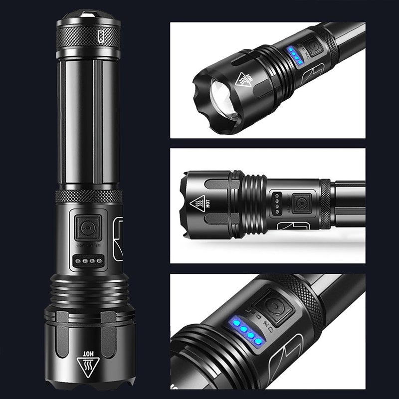 Waterproof laser flashlight