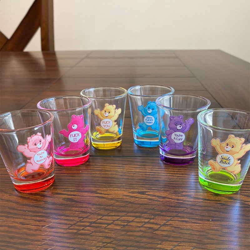 Swear Bears Shot Glasses ✨6 Pieces✨