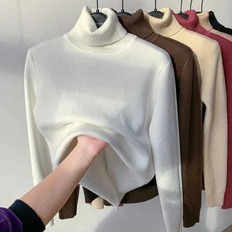 🎁New Year Sale-50% OFF🎁Winter Fleece Thick Knitted Bottoming Sweater(Buy 2 Free Shipping Today!)