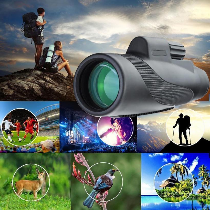 2019 New Waterproof 16X52 High Definition Monocular Telescope
