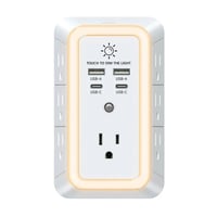 10-in-1 ETL-Certified Surge Protector Power Outlet