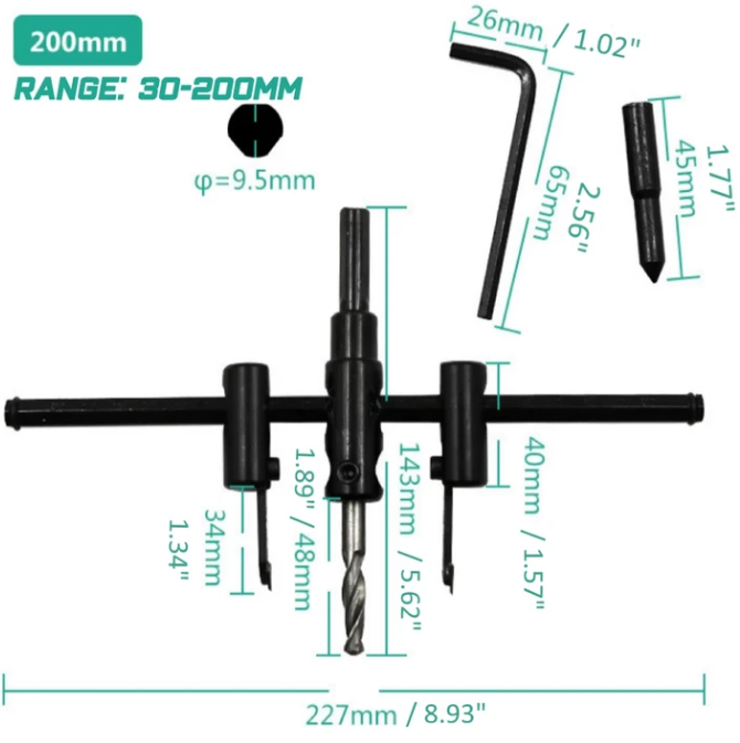 Adjustable Hole Cutter