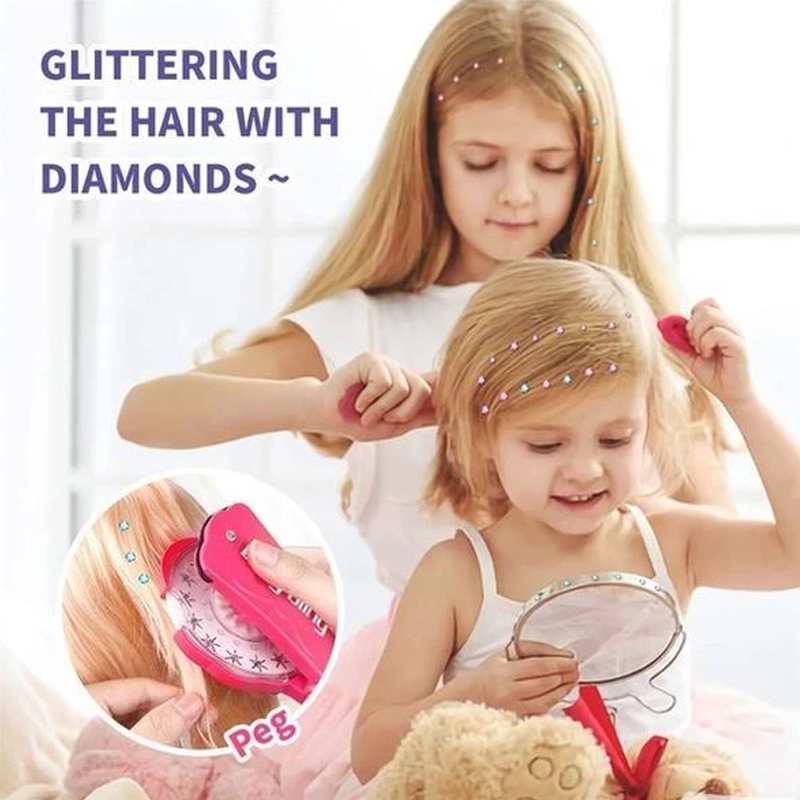 Hair Bling Stapler - Shining Bling Diamond Hair Sparkle Stapler Machine