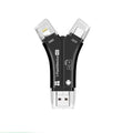 4-in-1 Portable Memory Card Reader For Phones