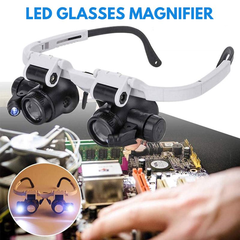 🎅2021 New limited time offer🎄LED Glasses Magnifier 8x 15x 23x