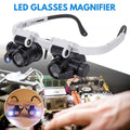 🎅2021 New limited time offer🎄LED Glasses Magnifier 8x 15x 23x