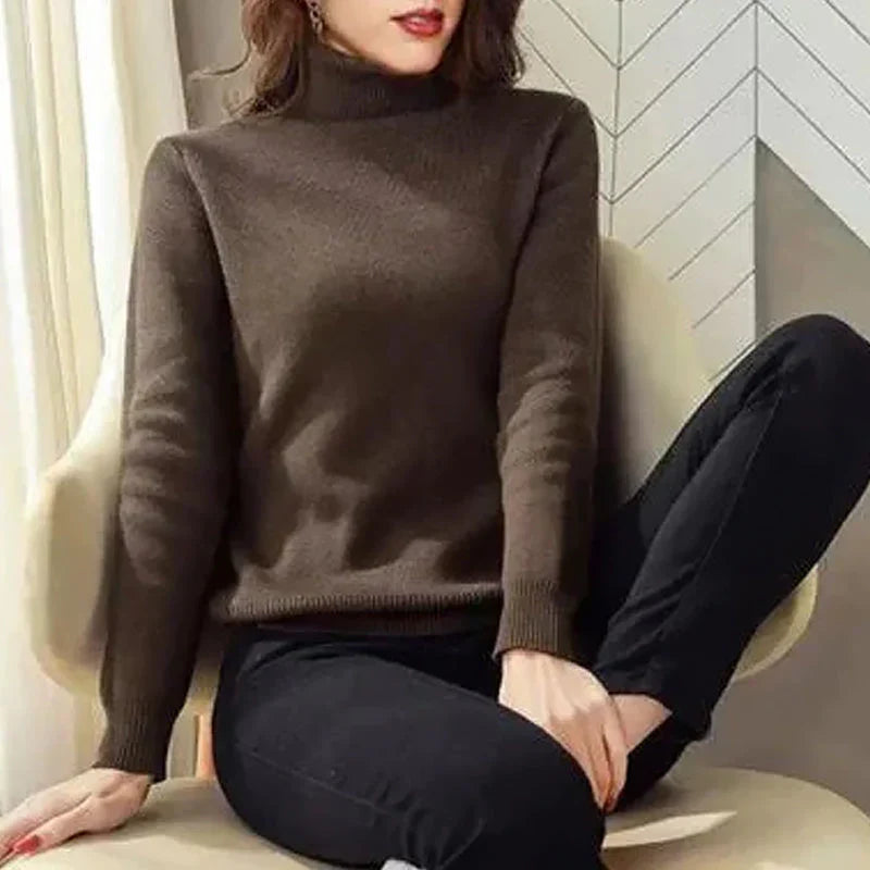 🎁New Year Sale-50% OFF🎁Winter Fleece Thick Knitted Bottoming Sweater(Buy 2 Free Shipping Today!)