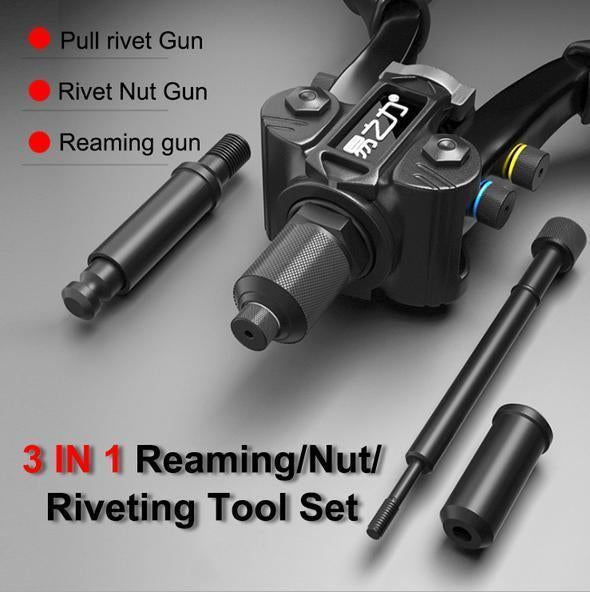 Professional 3 in 1 Heavy Duty Rivet Gun Set🔥Last Day 50% OFF Promotion🔥