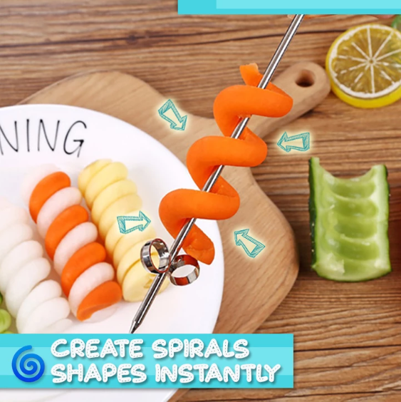 Vegetable Fruit Spiral Knife（2pcs)