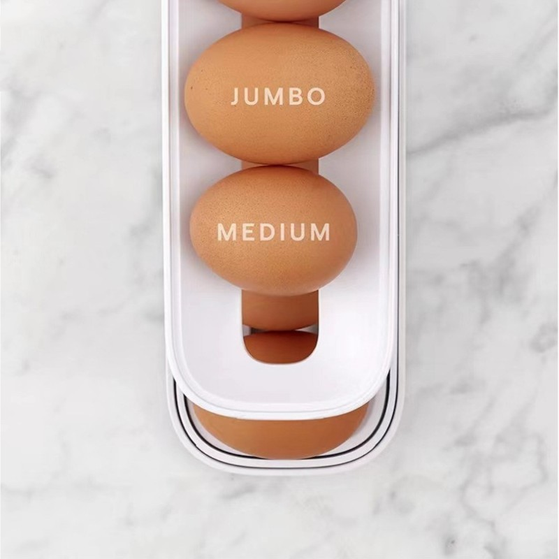 2024 New Automatic Roll-Down Double-layer Egg Dispenser