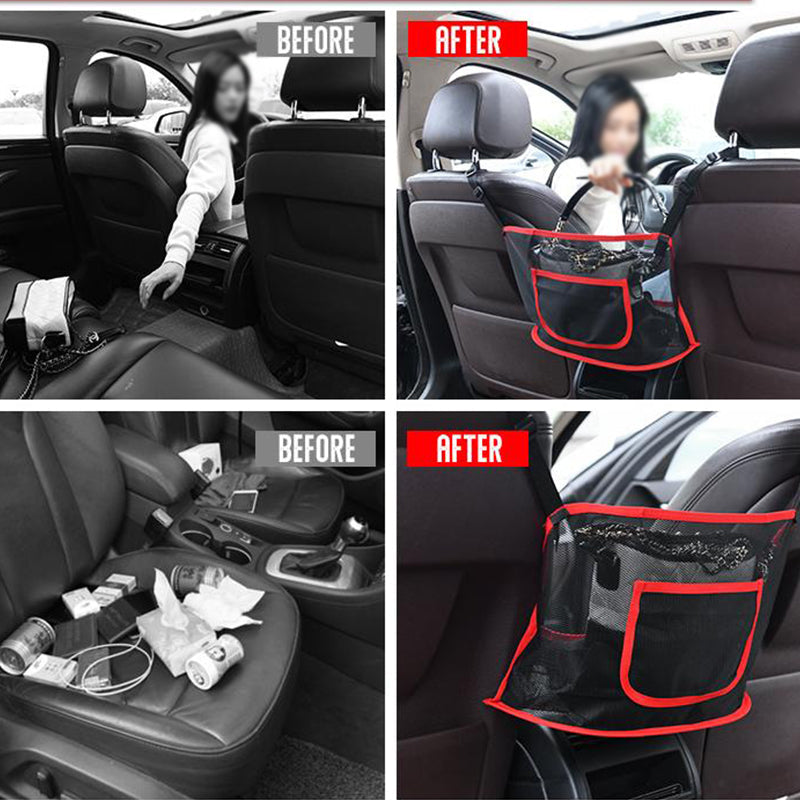 🚗2023 Hot Sale🚗Car Net Pocket Handbag Holder