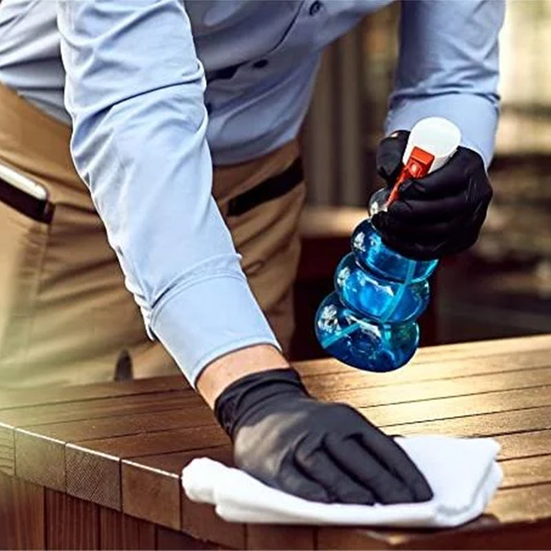 🔥50% OFF🔥100PCS Of Disposable Black Nitrile Gloves