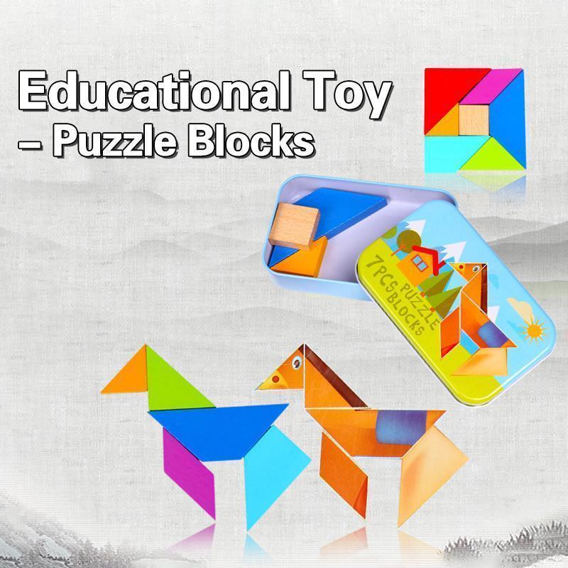 Educational Toy - Puzzle Blocks (7 PCs)