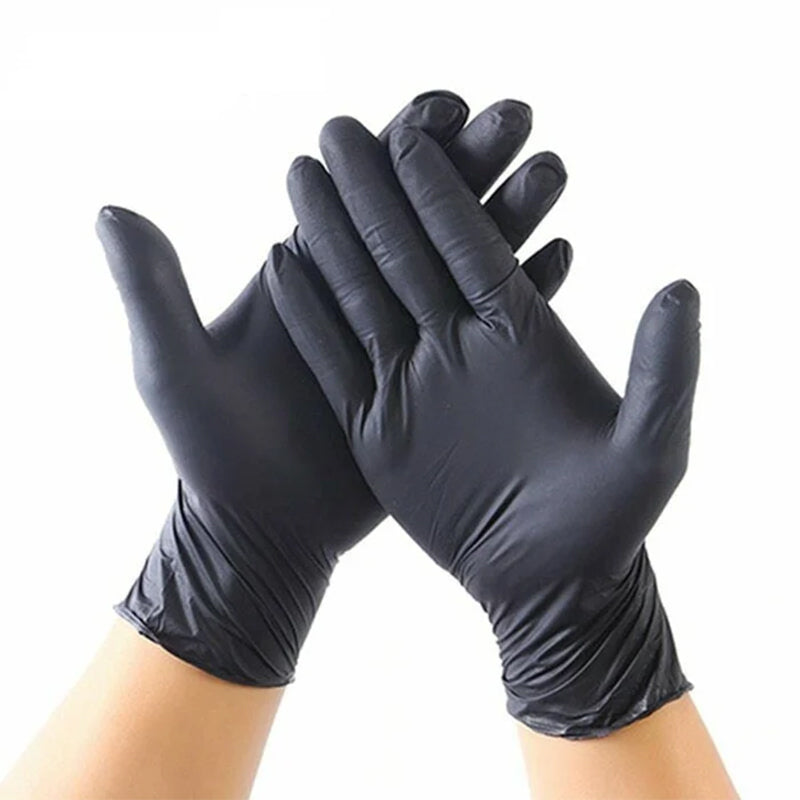 🔥50% OFF🔥100PCS Of Disposable Black Nitrile Gloves