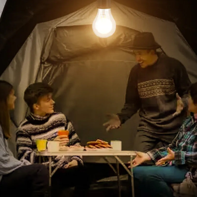 💡 New Outdoor Camping Hanging Type-C Charging Retro Bulb Light