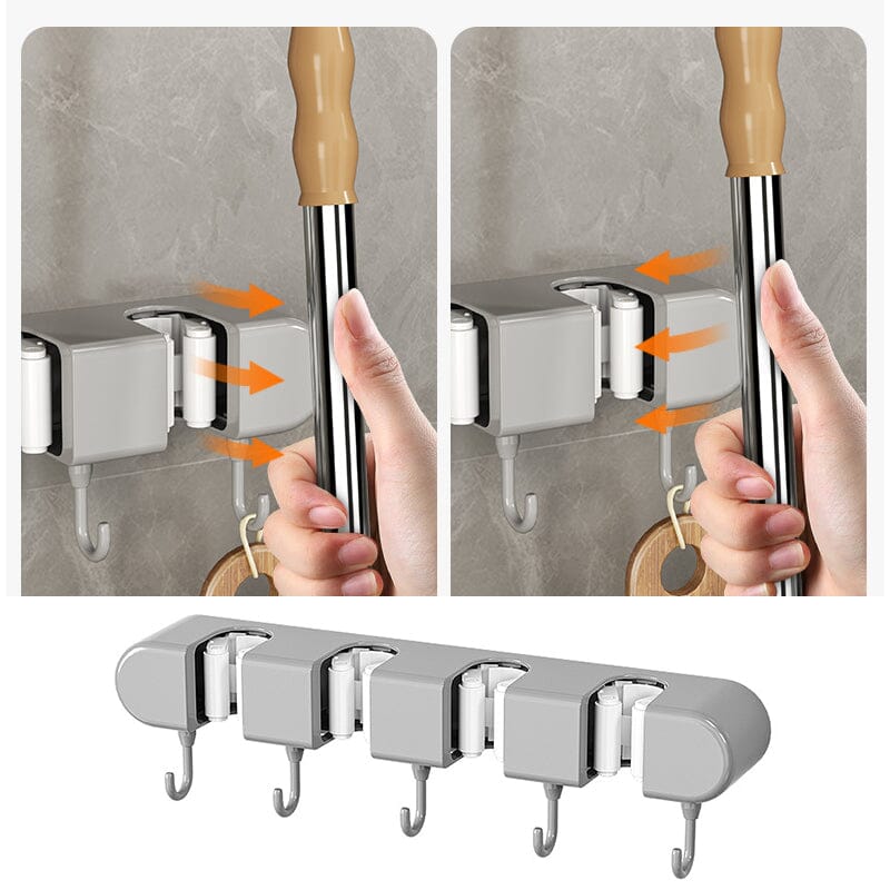 ✨2023 Hot Sale✨Multifunctional Mop Holder with Hook