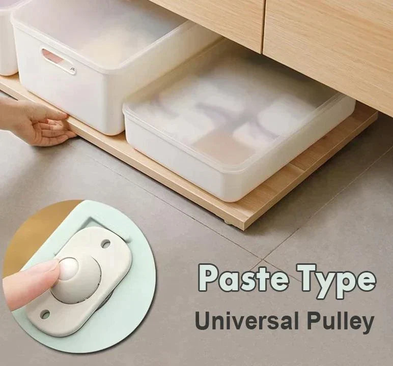 🔥55%  OFF🔥Paste Type Pulley Universal 360 Degree Rotation Wheels