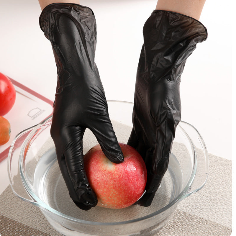 🔥50% OFF🔥100PCS Of Disposable Black Nitrile Gloves