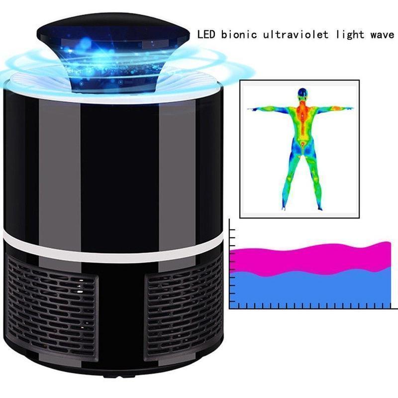 Mosquito And Flies Killer Trap - Suction Fan, No Zapper, Child Safe - Suitable For Outdoor,Indoor