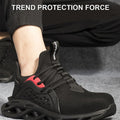 Outdoor Ademend Mesh Stalen Neus Anti Smashing Working Shoes