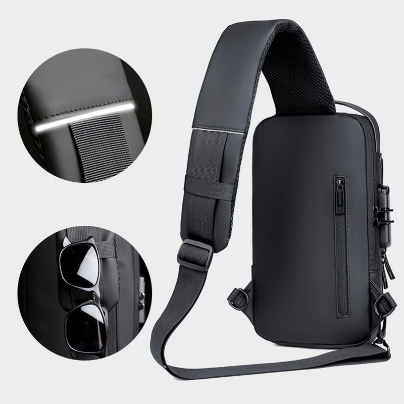 🎁New Year Sale-50% OFF🎁USB Charging Sport Sling Anti-theft Shoulder Bag