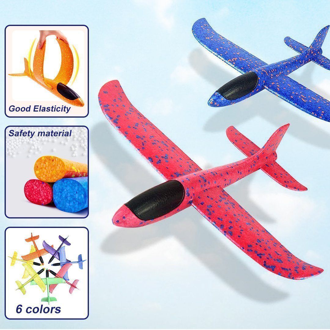 🔥Hot Sale🔥Foam Plastic Flying Glider Airplane(2PCS)