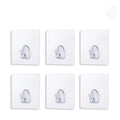 Hirundo® Waterproof Reusable Seamless Sticky Transparent Frosted Hooks