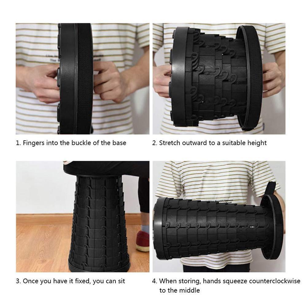 2023 Upgraded Retractable Folding Stool