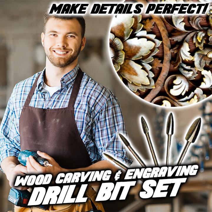Wood Carving & Engraving Drill Bit Set