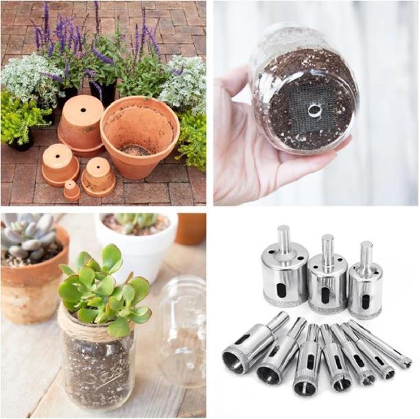 50% Off Ceramic Flower Pot Hole Drilling Bit Set