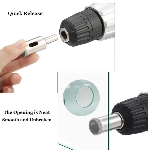 50% Off Ceramic Flower Pot Hole Drilling Bit Set