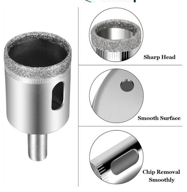 50% Off Ceramic Flower Pot Hole Drilling Bit Set