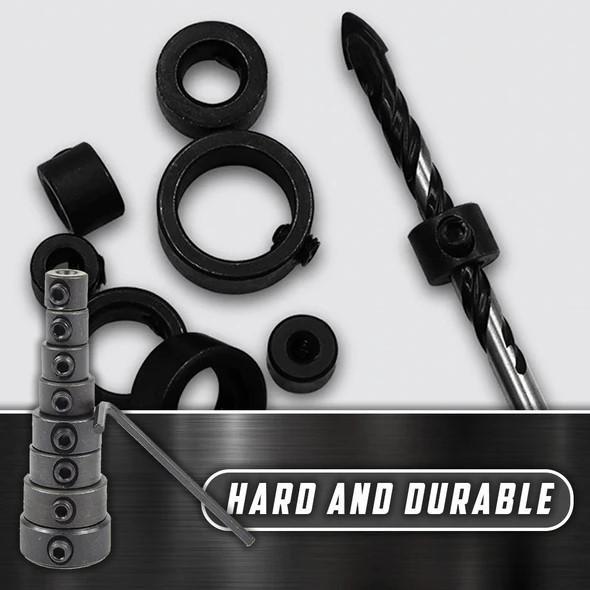 Drill Bit Depth Stop Collar Set