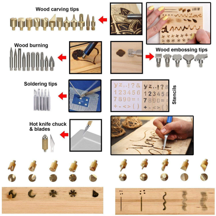 (LAST DAY PROMOTIONS- Save 50% OFF)Wood Burning Pyrography Kit 37pcs