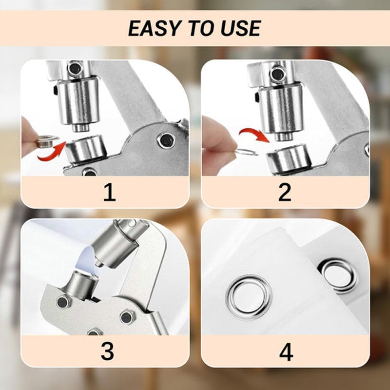Eyelet Pliers for Tarpaulins （With 500*sets of eyelets）