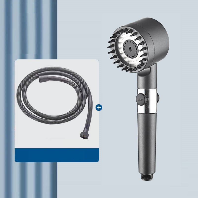 Multifunctional one-button adjustment shower head