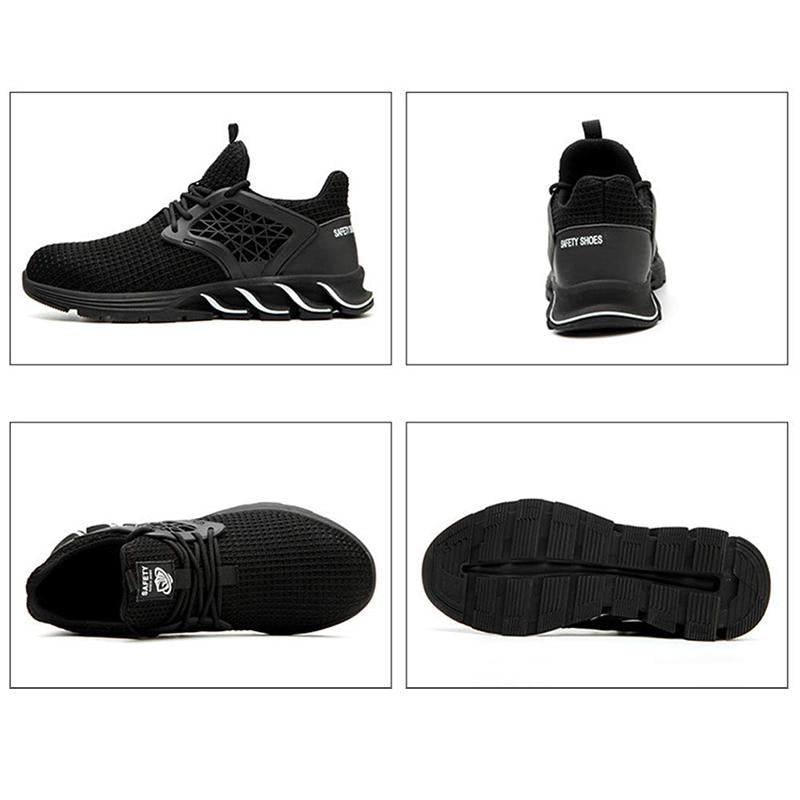 Unisex Comfy Steel Toe Safety Shoes