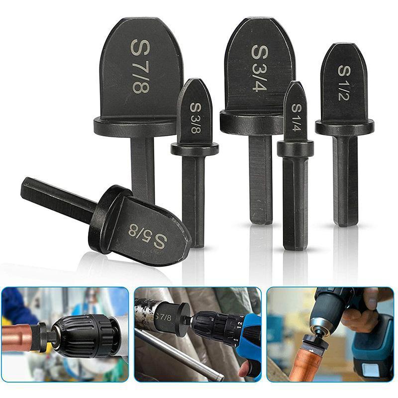 Flaring tool bit set1/4” 3/8” 1/2” 5/8” 3/4” 7/8 bits