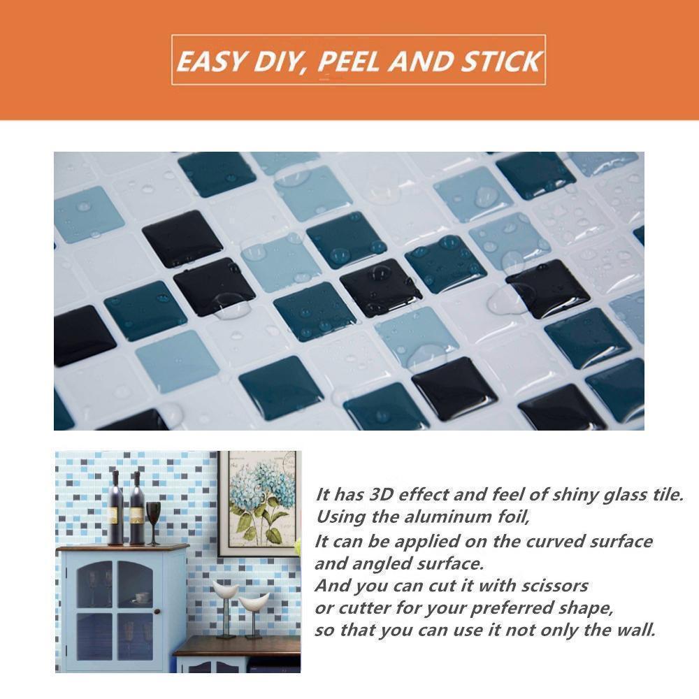 (🔥New Year Promotion) 3D Mosaic Tile Self-adhesive Stickers