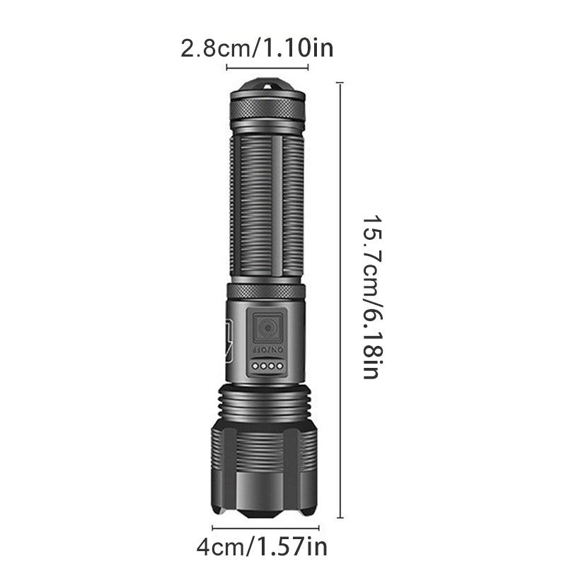 Waterproof laser flashlight