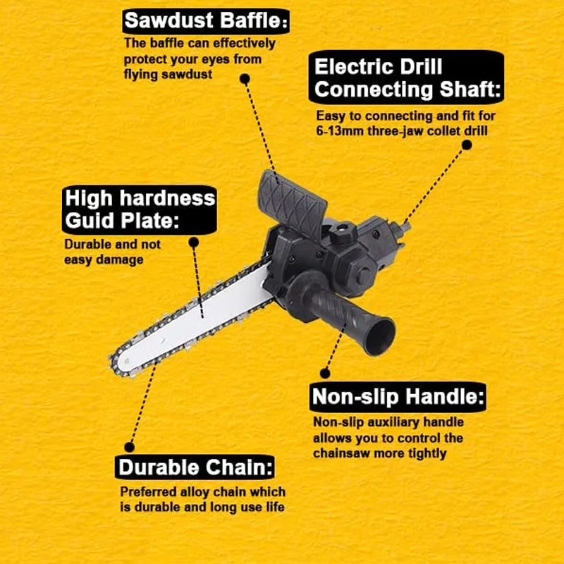 Electric Drill Chain Saw