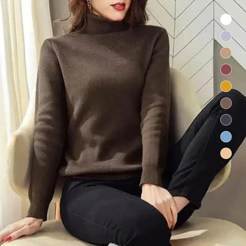 🎁New Year Sale-50% OFF🎁Winter Fleece Thick Knitted Bottoming Sweater(Buy 2 Free Shipping Today!)