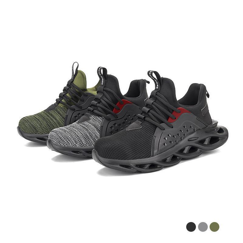 Outdoor Ademend Mesh Stalen Neus Anti Smashing Working Shoes