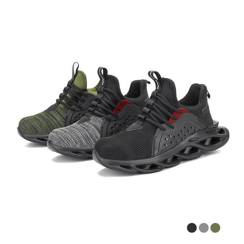 Outdoor Ademend Mesh Stalen Neus Anti Smashing Working Shoes
